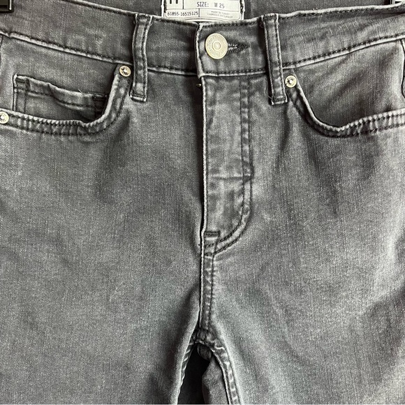 Free People Distressed Knee Denim Jeans - Picture 5 of 7